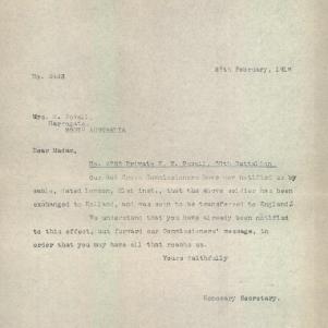 Soldier packet page