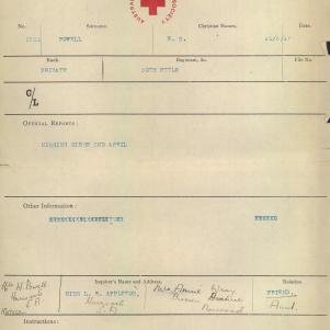 Soldier packet page