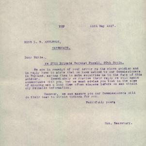 Soldier packet page