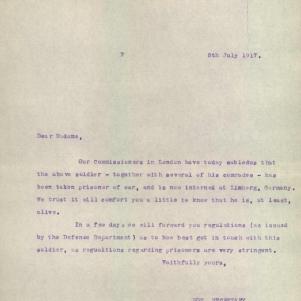 Soldier packet page