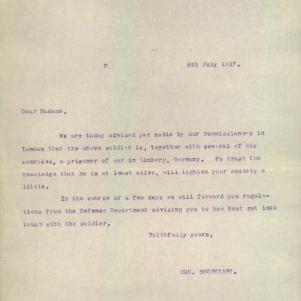 Soldier packet page