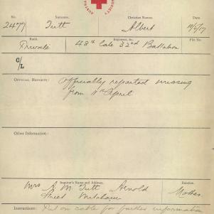 Soldier packet page
