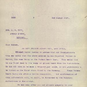 Soldier packet page