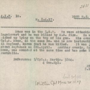Soldier packet page