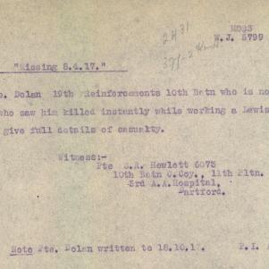 Soldier packet page