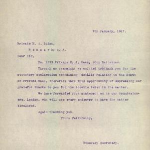 Soldier packet page