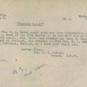 Soldier packet page