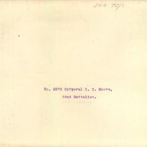 Soldier packet page