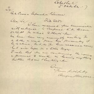 Soldier packet page