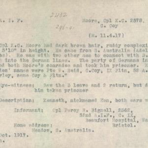 Soldier packet page