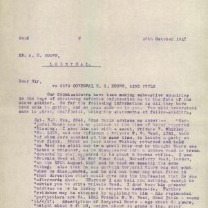 Soldier packet page