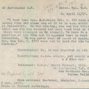 Soldier packet page