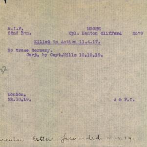 Soldier packet page