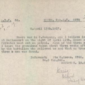 Soldier packet page