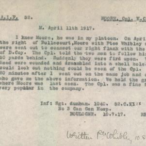 Soldier packet page