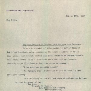 Soldier packet page