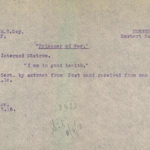 Soldier packet page