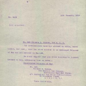 Soldier packet page