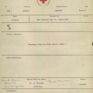 Soldier packet page