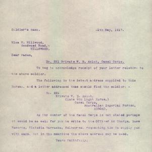 Soldier packet page
