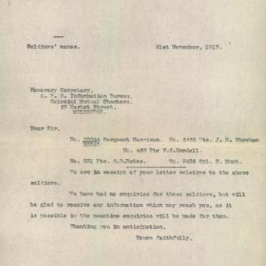 Soldier packet page