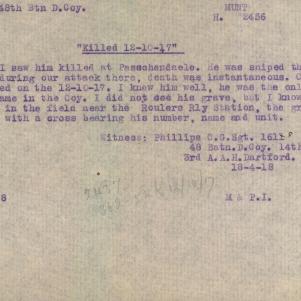 Soldier packet page