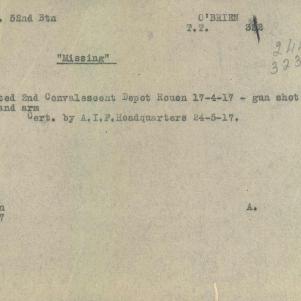 Soldier packet page