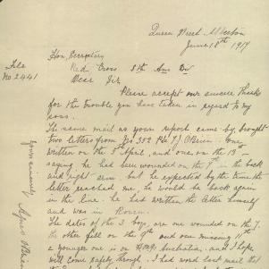 Soldier packet page