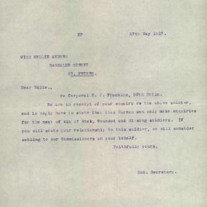 Soldier packet page