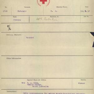 Soldier packet page