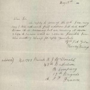 Soldier packet page