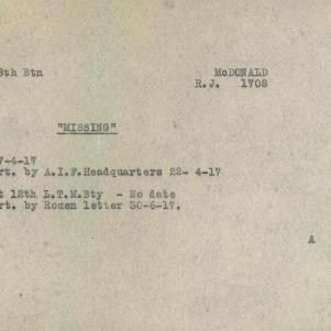 Soldier packet page