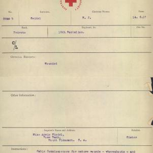 Soldier packet page