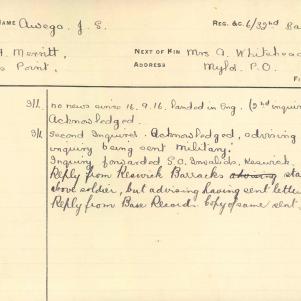 Soldier packet page