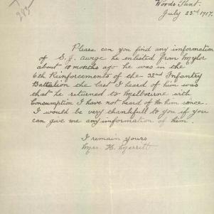 Soldier packet page