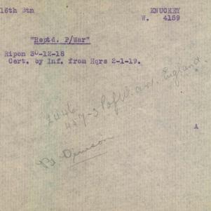 Soldier packet page