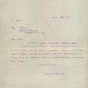 Soldier packet page