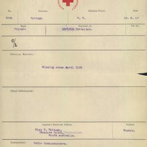 Soldier packet page