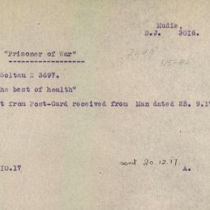 Soldier packet page
