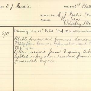 Soldier packet page