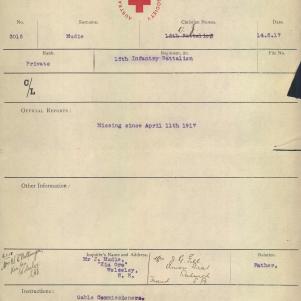Soldier packet page