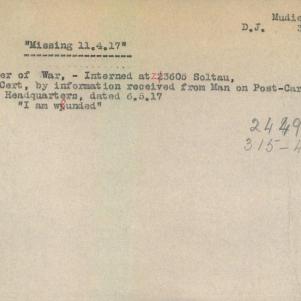 Soldier packet page
