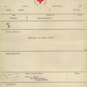 Soldier packet page