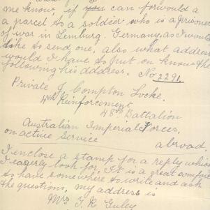 Soldier packet page