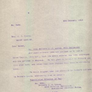 Soldier packet page