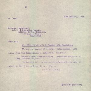 Soldier packet page