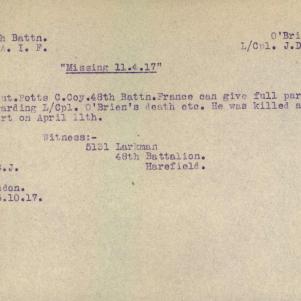 Soldier packet page