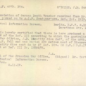 Soldier packet page