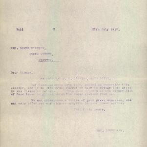 Soldier packet page