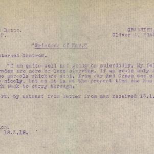 Soldier packet page